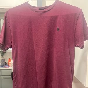 Maroon Ralph Lauren polo T shirt mens small